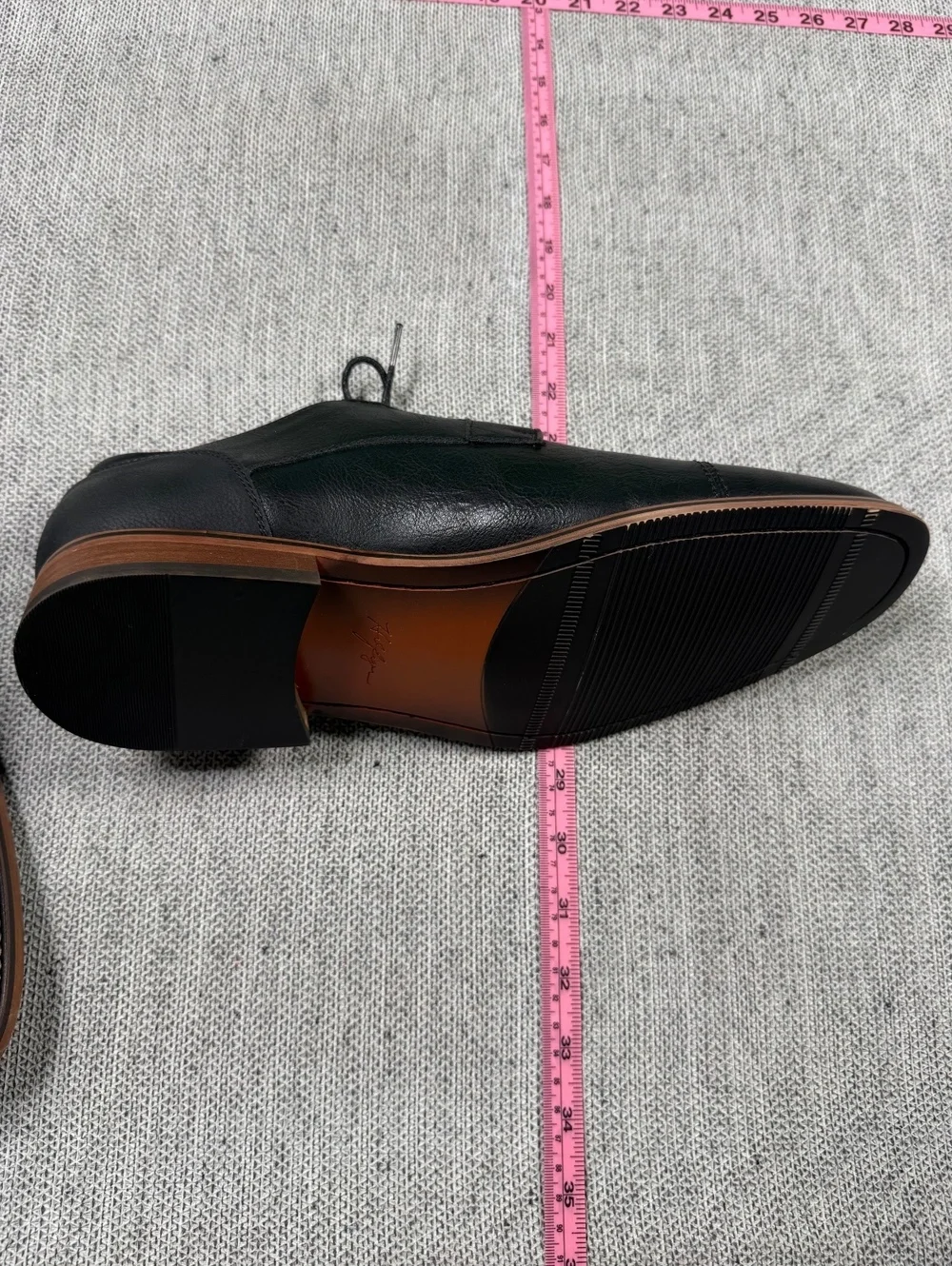 Tommy Hilfiger Barmi Black Cap Toe Derby Shoes Men's 13M